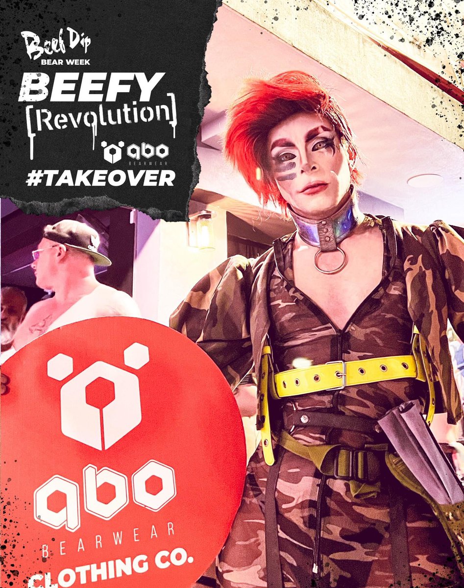 jeybraqueen's tweet photo. Jeybra Chaser King
Bebes fui Quberette para @QBObearOficial durante el #BeefDip2023 la semana de los ๐ปen #PuertoVallarta
Fotos: @mrqu
#DragMoment #DragKing #Drag #QboBearwear #BEARevolution #JeybraQueen https://t.co/XHlLARq8FS