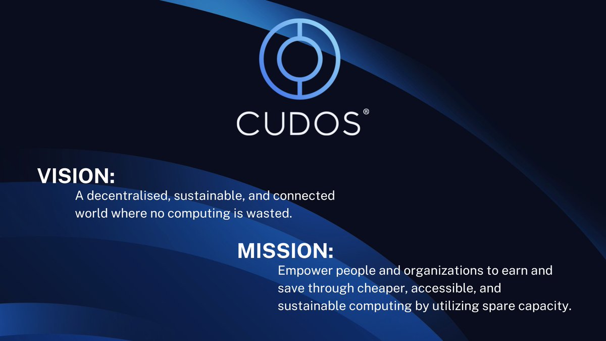 geegeeniyo's tweet image. Join the sustainable computing revolution with @CUDOS_ - the decentralized cloud computing network that combines the power of cloud and blockchain to make computing cost-effective and environmentally friendly!

#CUDOS #CloudCompute #Cosmos #Blockchain