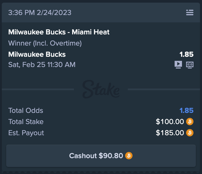 Hi <a href="/dzunibravo/">dzunibravo</a>,

I have followed you in with your tip on the Bucks. If they win and I get to $1mil you will win $10,000.

Good luck,
Kevin