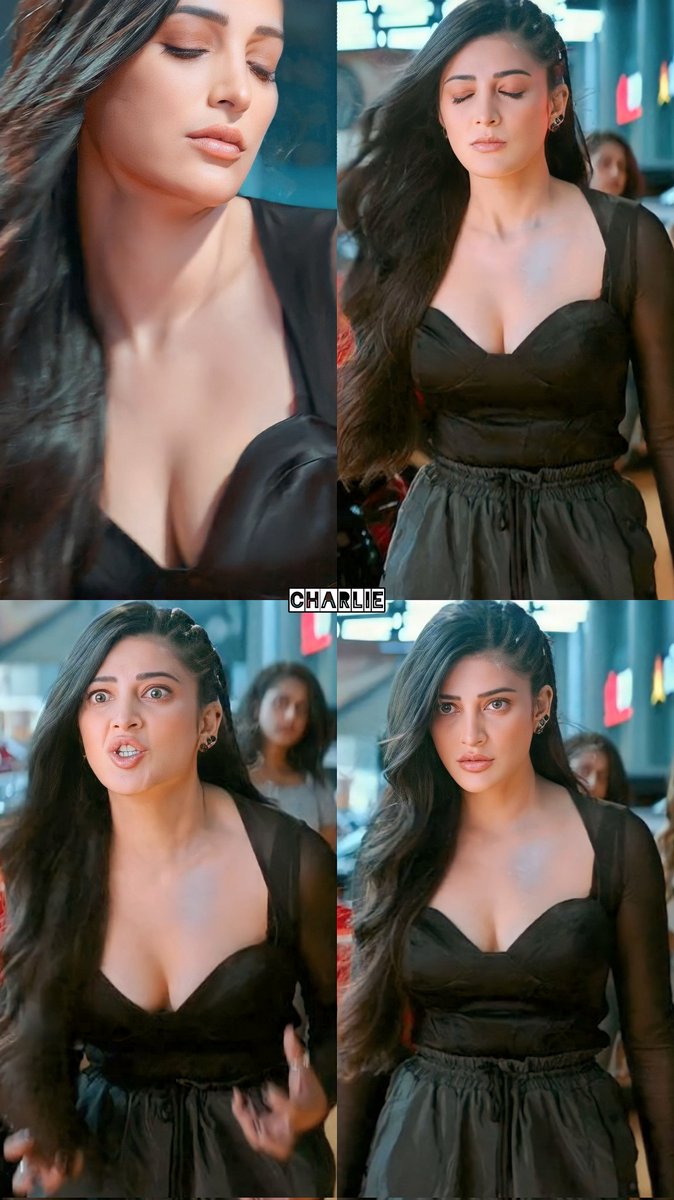 Shruthi Trademark Cleavage show 😍🥵💦

And her expression makes us so hard take our eye on her 🥵💦💦

#shruthihassan #charlieedits
