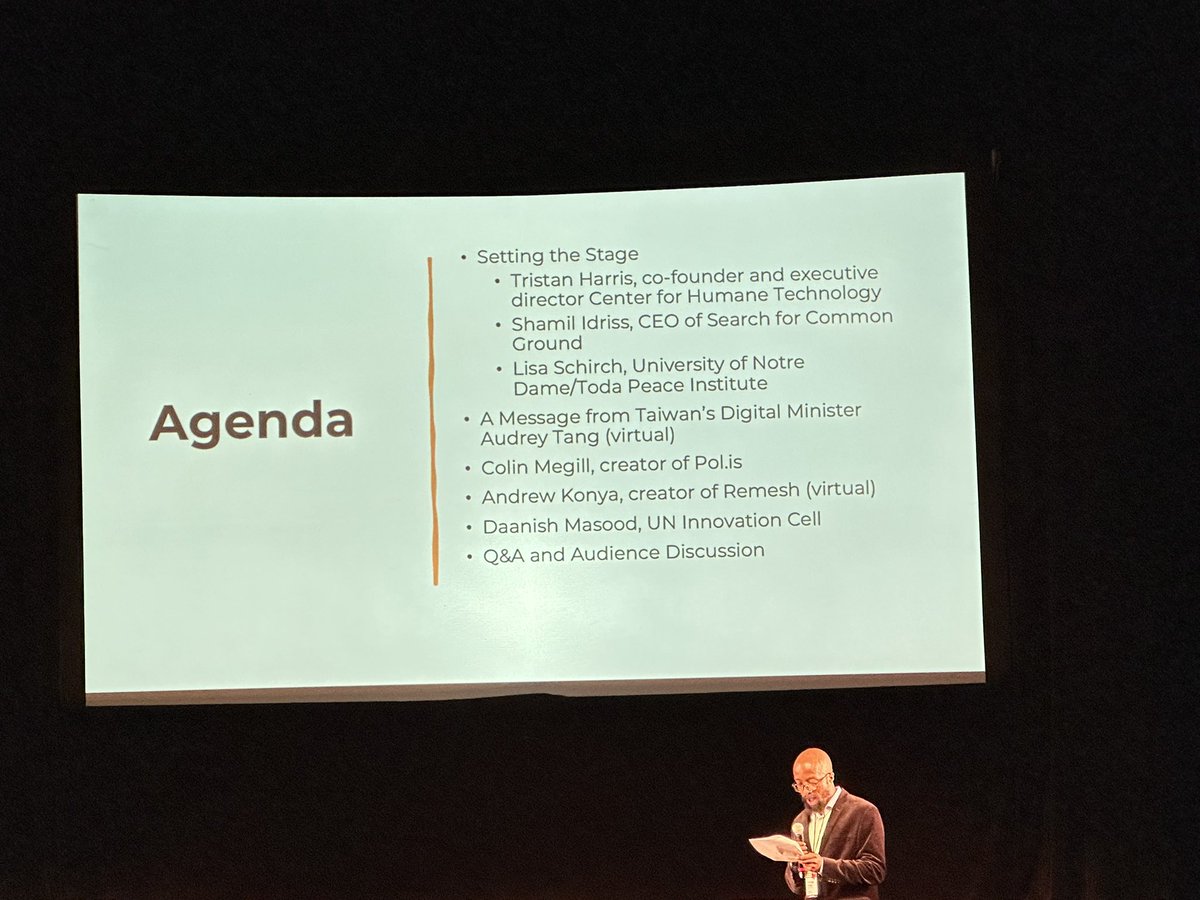 YviB's tweet photo. Packed agenda and insightful presentations on conflict, peacebuilding &amp; tech for social cohesion on the first night of #tech4cohesion conference https://t.co/yJFBKwTFQa