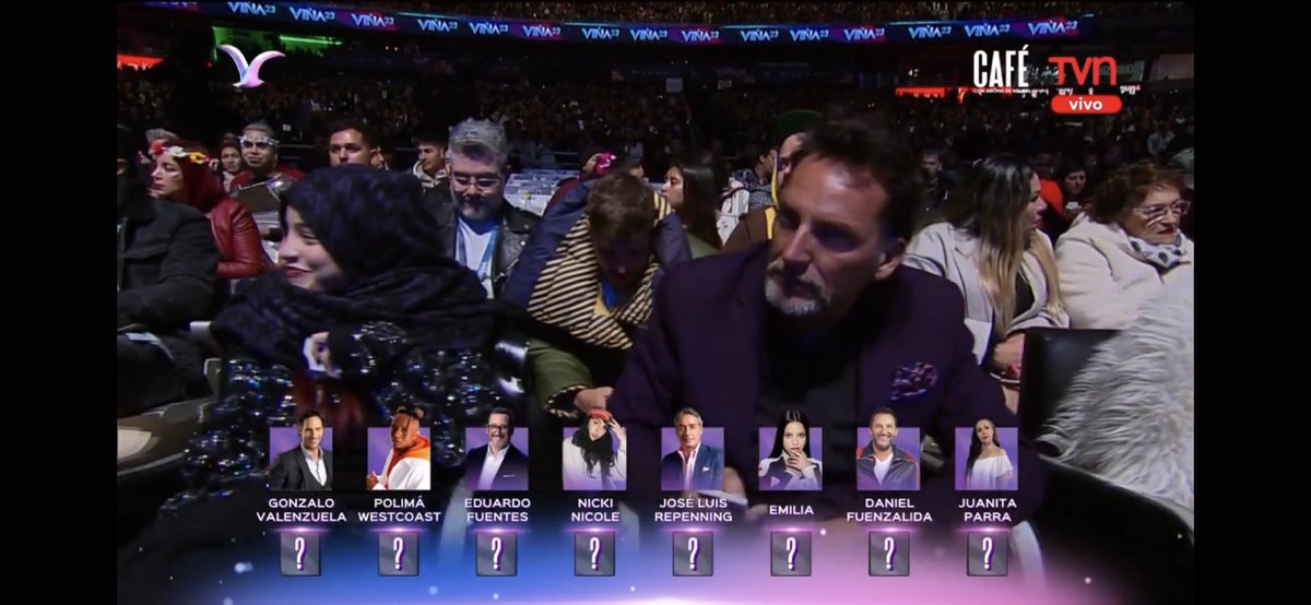 Porqué no muestran al final las notas incognitas? Da para pensar muy mal 😕 #VINA2023