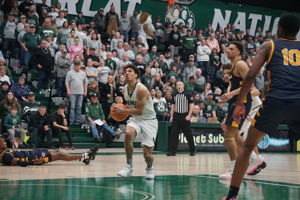 SportsMDF's tweet photo. "I turned to the guys on the bench &amp; I said, 'I thought he was sick?' I didn't know he was bringing that out. ... That was the nail in the coffin. I haven't heard Bearcat Arena that loud in a long time." ~@Luke_Waters24 on @Diego_Nate's dunk to seal @NWBearcatMBB's @TheMIAA title https://t.co/41r4tUuOoM
