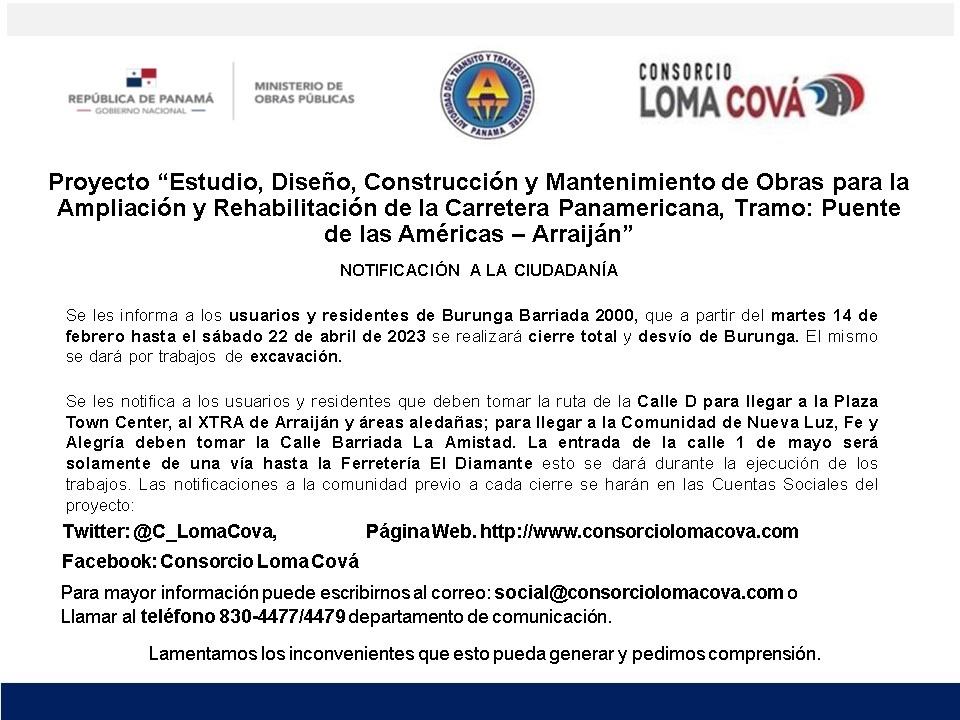 KWCONTINENTE's tweet photo. Comunicado de @C_LomaCova: Desvío en Burunga y cierre total por trabajos de excavación. Se estableció una nueva ruta para la circulación de los vehículos de los usuarios y residentes del lugar.
#NacionalesKW
#linea3 https://t.co/bCb2qEIBQb