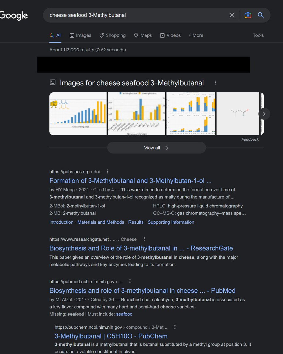 emollick's tweet photo. Working with Bing is like glimpsing an insane future where everything is possible, but, because it hallucinates so convincingly, everything is also uncertain. When these systems learn to hallucinate less, they are going to be incredibly formidable tools of invention. Here is a weird, deep dive into one search as illustration.

I asked it to read an article on shared flavor compounds in food. It did, and correctly draws the right conclusions from the article (the point about South European food, like East Asian food, not sharing flavors, by the way, is not in the abstract, but rather deep in the article itself).

Now, it mentions the article also talks about how cheese and seafood pair well together, and lists shared flavor compounds. Those compounds, like 3-Methylbutanal, do exist in cheese and seafood and do have a malty chocolate flavor... but that is not mentioned in the article in any way. The article never even says anything about cheese and seafood pairing well together. So it is apparently drawing those facts from some other source and attributing it to the article? Pretty standard hallucination.

But then it accurately provides links to completely different scientific articles backing up its claims that the compounds are shared between the two dishes, supporting its argument, which, by the way, I CANNOT FIND EVIDENCE WERE EVER PREVIOUSLY MADE.  The whole thing is baffling. Is it being original? backing up hallucinations with facts? I have no idea.

And then the chatbot part of Bing keeps giving me lobster mac and cheese recipes.