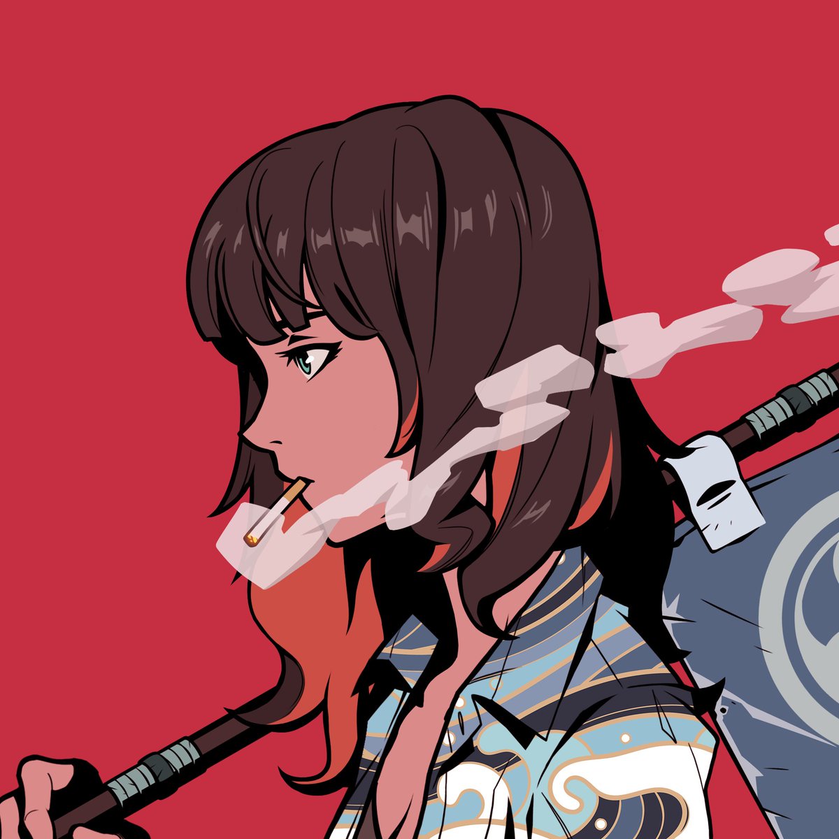 ayrusart's tweet photo. Drew my @Azuki #9017 in @MiratashiNFT art style. 
Art quality of both the projects is top notch.🤯

Took me just under 2 hrs and 40+ layers.  
Safe to say I have improved my 2D skills over the past year. 🤪
Tell me how'd you like it ?😏
#ZEROtoSMTH #MIRATASHI https://t.co/ZvOkHRRnhF