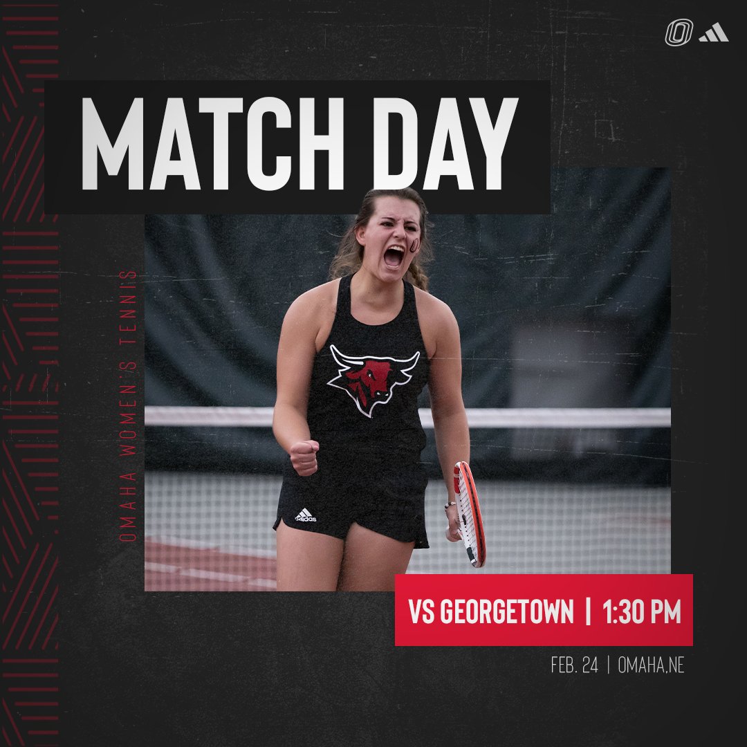 At home against Georgetown today! Time to go to work🤘

📍: Miracle Hill Tennis Center
📊: bit.ly/WTENvsGU

#OmahaWTEN