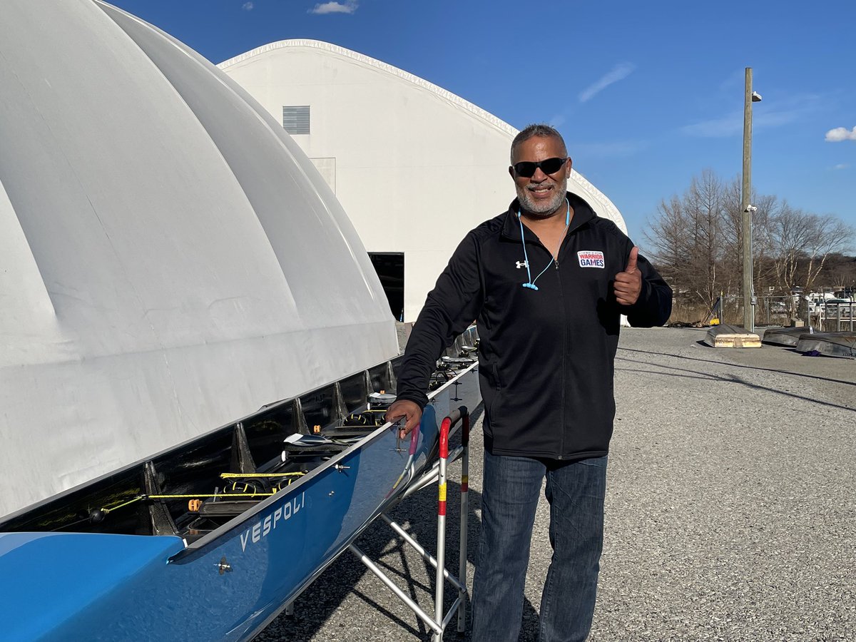 RowCoachPatrick's tweet photo. Thank you Vespoli USA for supporting US Rowing & Stem2Stern elementary rowing with the donation of our Vespoli 8+ “Brook Yimer”! As Youth Program Director and CoFounder of Unity Boat Club Coach Brook inspires diversity to the sport of rowing. #stem2stern #usrowing #Diversity https://t.co/x55iyzofMt
