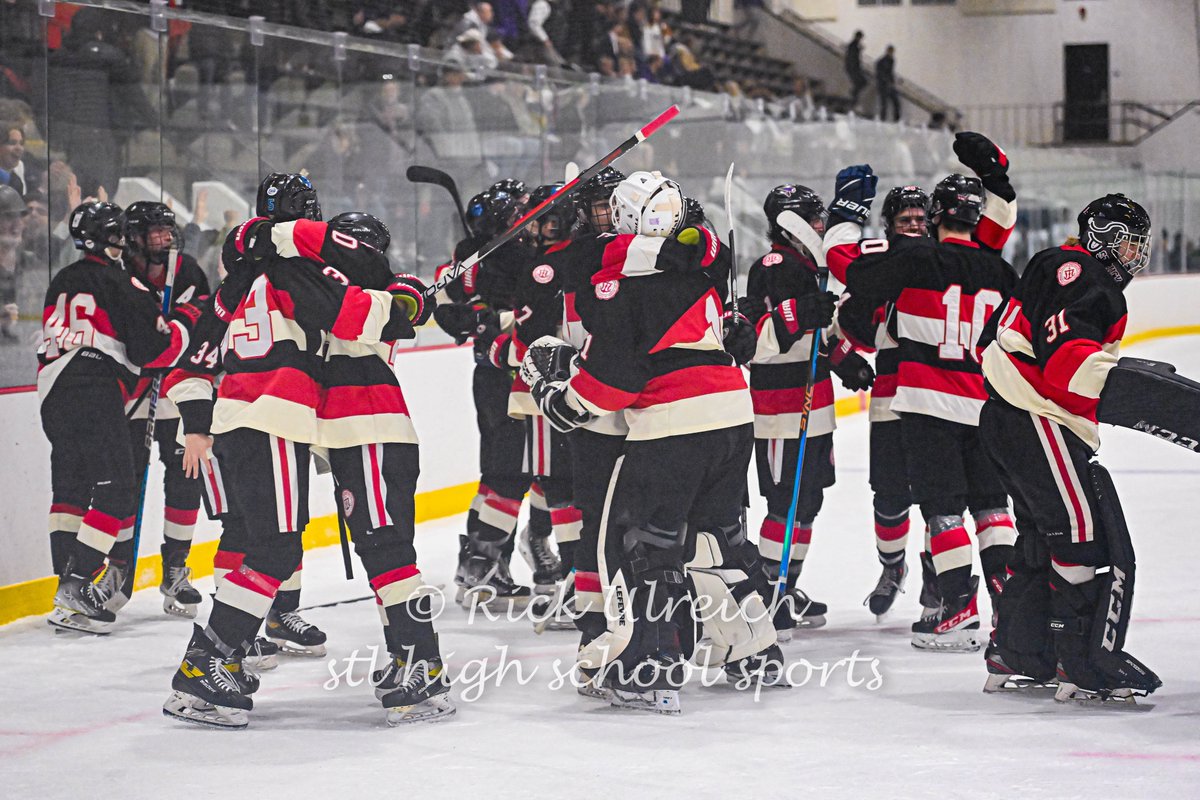 2023-02-23 In an exciting win or go home game, Chaminade advances to the semi-finals with an upset win over CBC. More photos and articles at <a href="/STLhssports/">STLhighschoolsports</a> <a href="/CBCHighSchool/">CBC High School</a> <a href="/ChaminadeHockey/">Chaminade Hockey</a> <a href="/CCPAthletics/">Chaminade Athletics</a> <a href="/CBC_Hockey/">Cadets</a>
