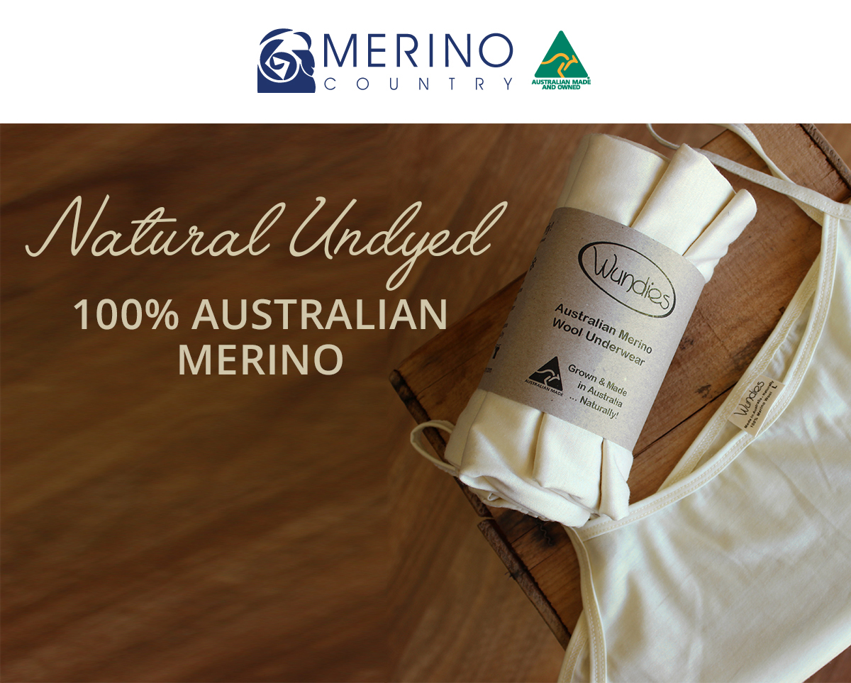 Natural Undyed Merino Underwear  Australian Made – Merino Country