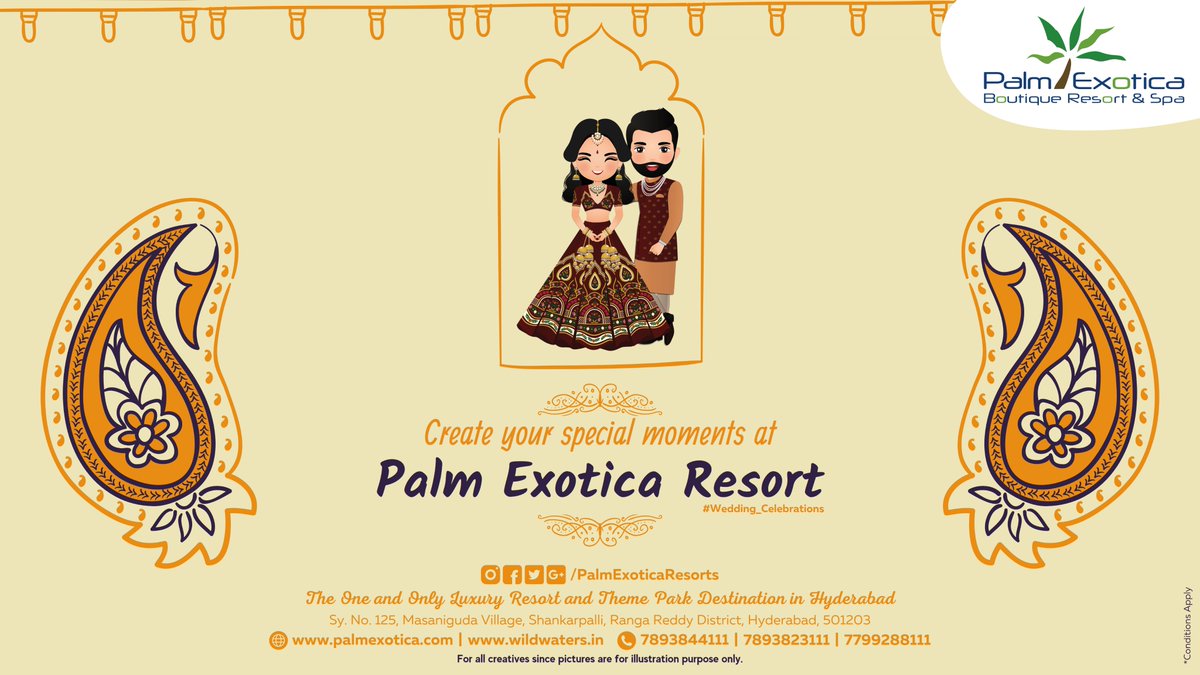 Celebrate your life’s beautiful moment surrounded by nature and your loved ones as we are following all necessary safety measures at Palm Exotica.

#PalmExoticaBoutiqueResort #PalmExoticaLuxryResort #WeddingDestination #WeddingPackage #BestOffer #LowestRate #Celebrate #Memories