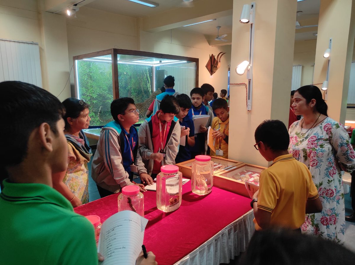 zsiwrcpune's tweet photo. Students and teachers of various schools visited WRC Museum, Pune in February 2023 as a part of their curriculum.
#museumspecimens
#extension
#museumvisit
#EducationForAll https://t.co/RKvRewg6Tc