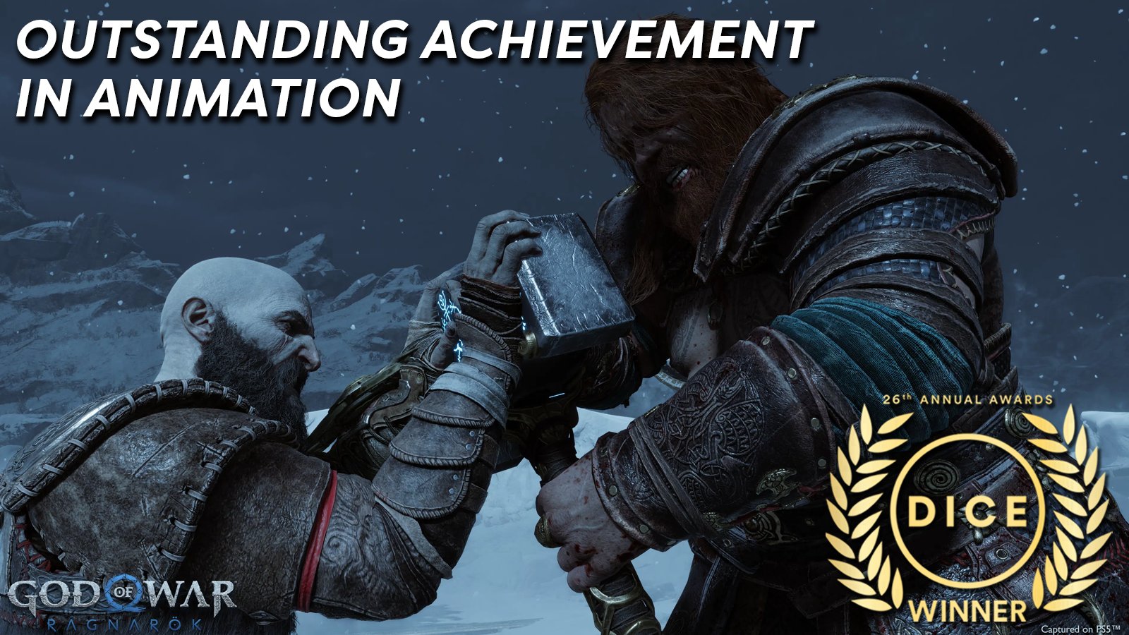 Wario64 on X: God of War Ragnarök wins Outstanding Achievement in Animation  - DICE Awards  / X