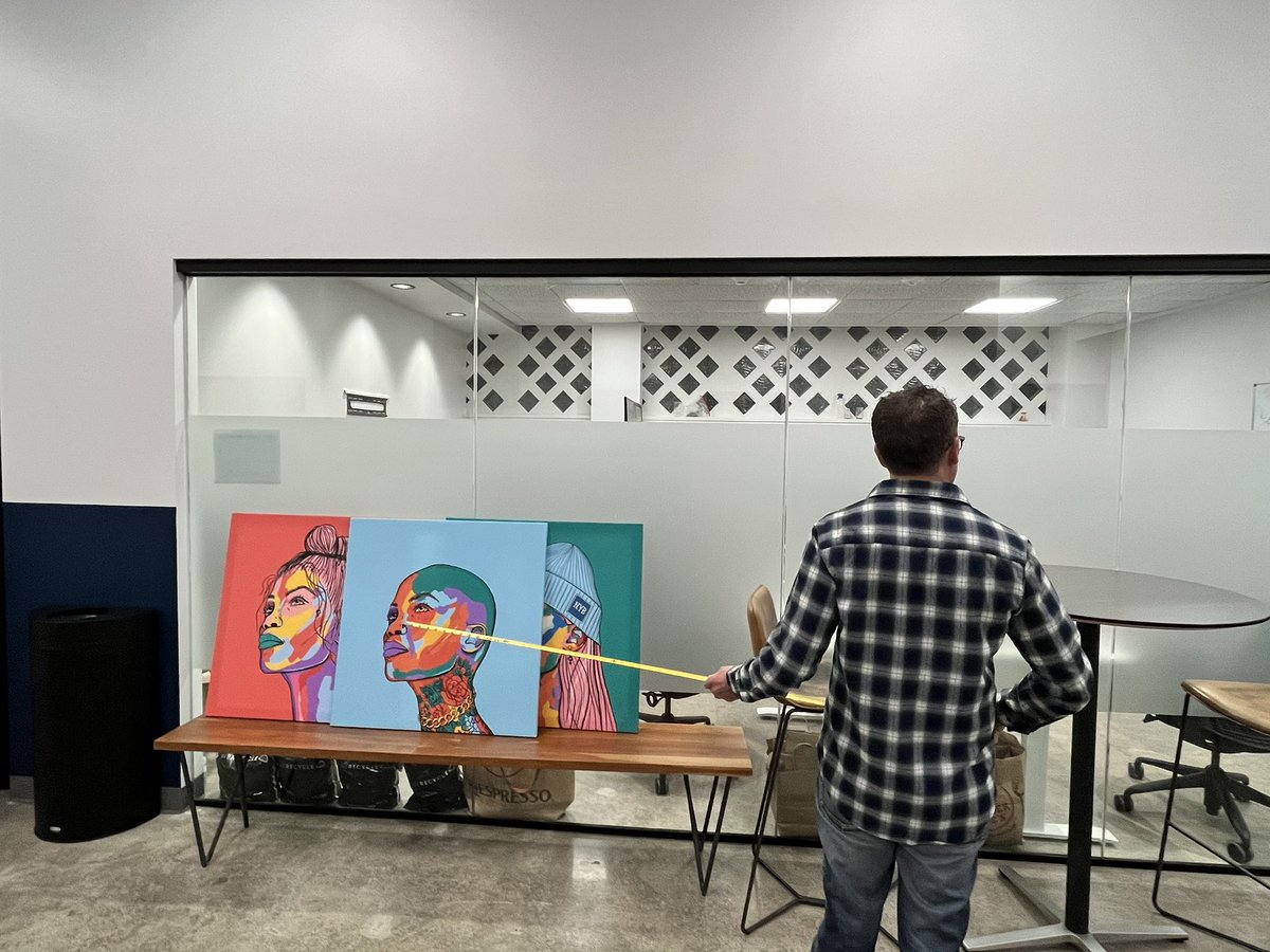 GN from our incredible team 💙

Tonight we prepped our newest installation <a href="/pillarcowork/">Pillar Cowork & Childcare</a> 

Featuring art by <a href="/wildy_martinez/">Wildflower Fields | NFT NYC 2025</a> <a href="/TheeRobinologie/">robinologie</a> <a href="/NotYourBroNFT/">Not Your Bro 🇦🇺</a> <a href="/Burnish/">Burnish</a> <a href="/ndartlife/">Nick Davis</a> <a href="/HouseofFirst/">House of First</a> 

Opening night tomorrow 2/24 🖼️