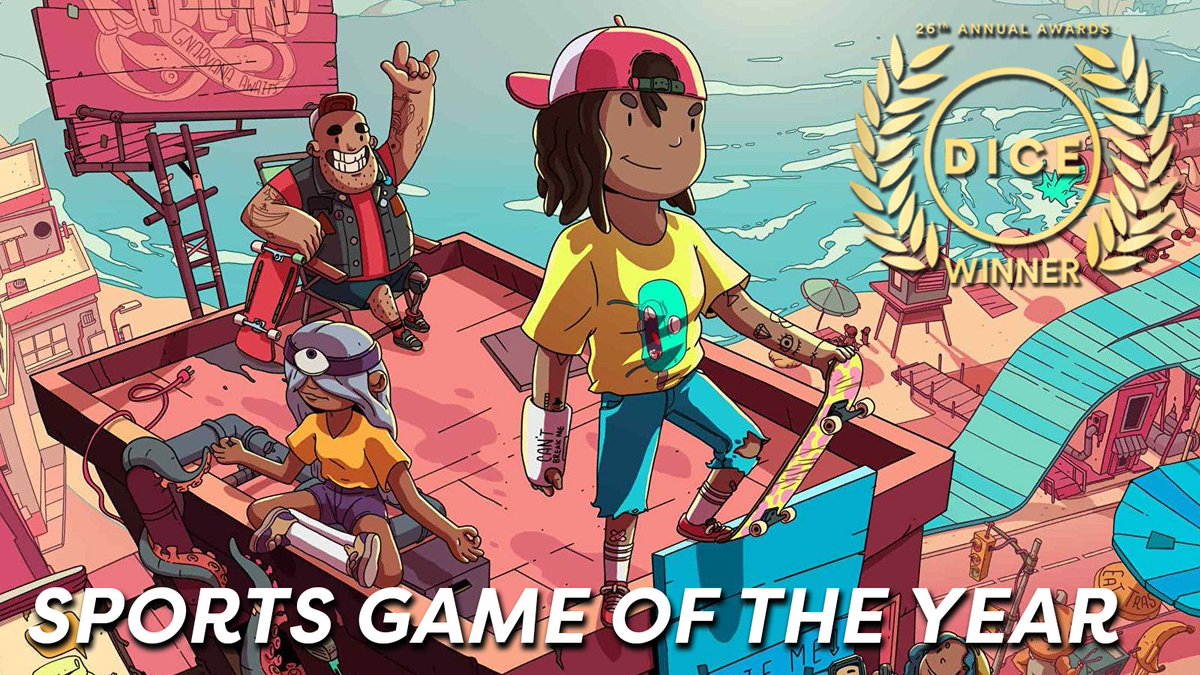 Official_AIAS's tweet image. Congratulations to @OlliOlligame for taking home the #DICEAwards in our Sports Game of the Year category!