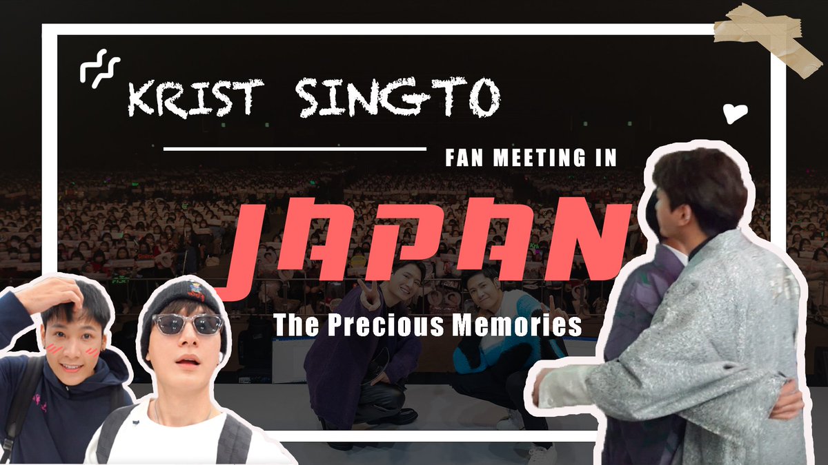 GMMTV's tweet photo. [Vlog] Krist Singto Fan Meeting in Japan | The Precious Memories
ทริปความทรงจำของ "คริส-สิงโต" ที่ประเทศญี่ปุ่น ไปดูความน่ารักและความซึ้งกันว่าจะเป็นยังไง ไปดูกันจ้า
🔸 https://t.co/9TYA11DOmf 🔸

#KristSingtoFMpreciousmemories
#GMMTV https://t.co/j8Bt4A9Bit