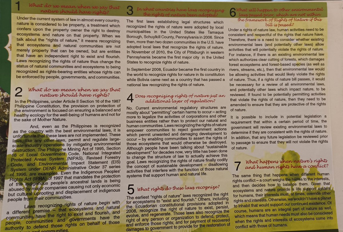 daviddangeloph's tweet photo. What is the RIGHTS OF NATURE?
#KalikasanMuna
#RightsOfNaturePH
#RightsOfNature https://t.co/rUCxUbXkjT