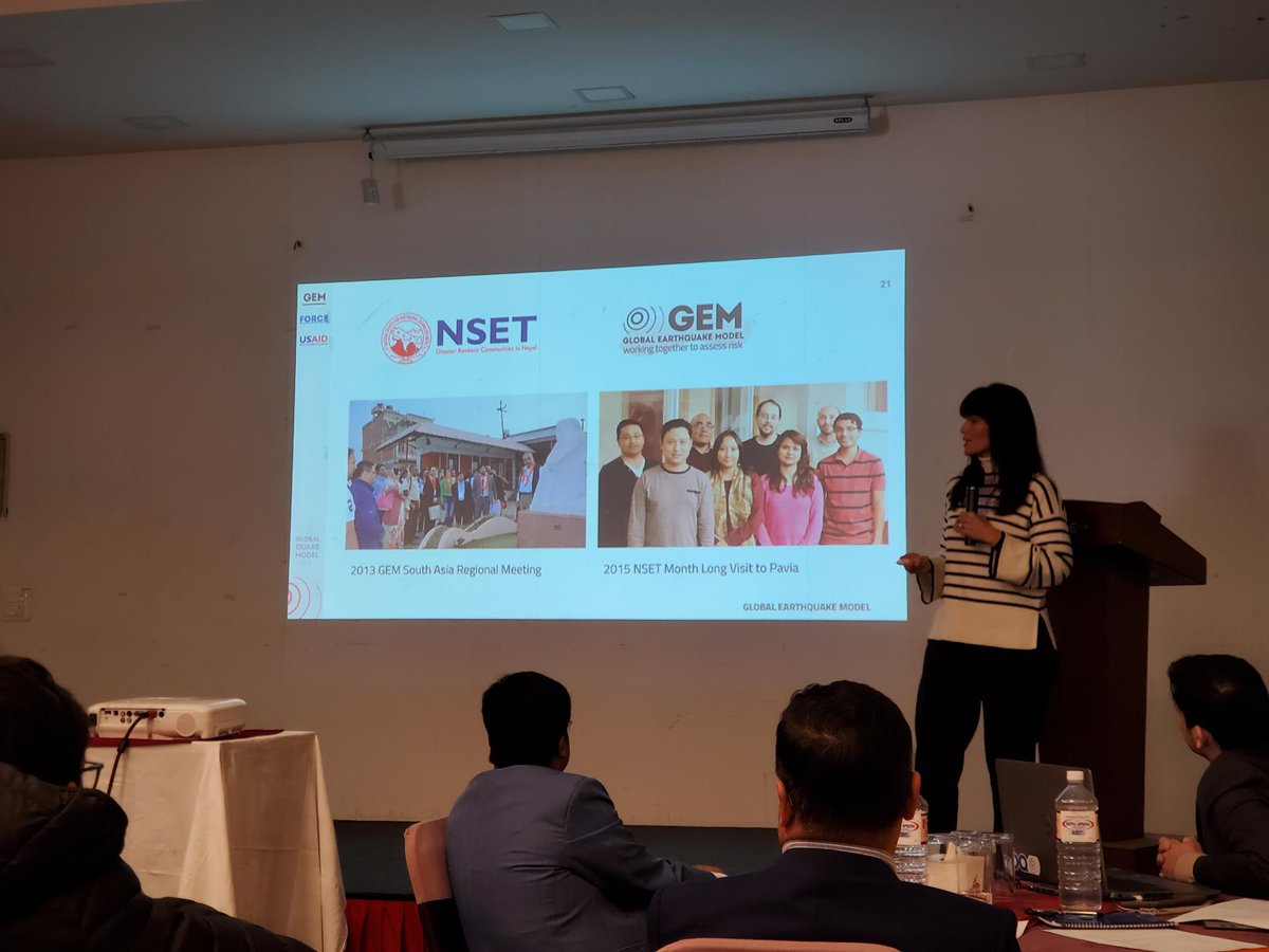 NSETNepal1's tweet photo. Happening now: Workshop on Forecasting &amp; Communicating Earthquake Risk (#FORCE) in Kathmandu, Nepal.
@USAIDSavesLives 
@NDRRMA_Nepal 
@GEMwrld 
@NSETNepal1 https://t.co/1ETnsuuD40