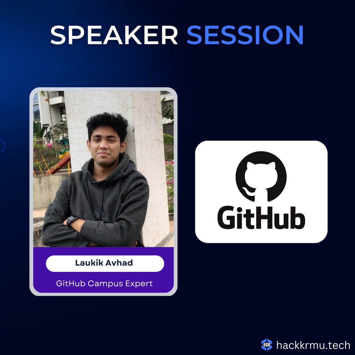 HackKrmu's tweet photo. Insightful, informative, and inspiring! 🤩👨‍🏫
The speaker session on @github by GitHub Campus Expert Laukik Avhad at #hackkrmu2 was a highlight of the event.
Thank you, Laukik, for your incredible session and for sharing your expertise with us! 🙌

#hackathon #github https://t.co/qYJBY5dVvN