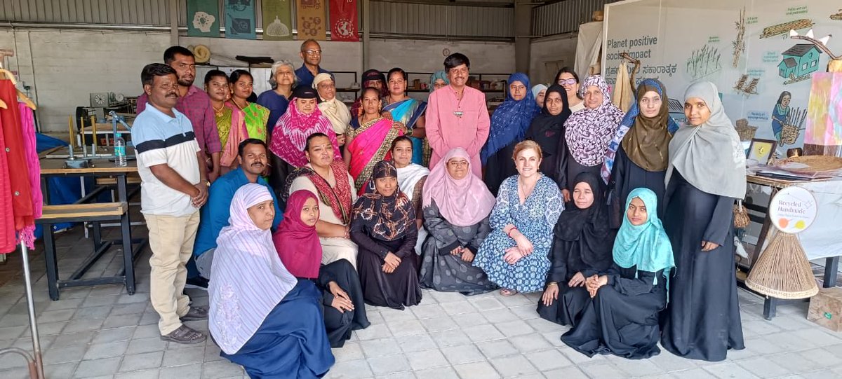 Industreefdn's tweet photo. Sharing some glimpses from the Channapatna Crafts Park- a visit by Katherine Mohan from @Target Foundation.
#visit #learning #crafts #womenempowerment #womenempoweringwomen #industree https://t.co/DAgwHoHxLa