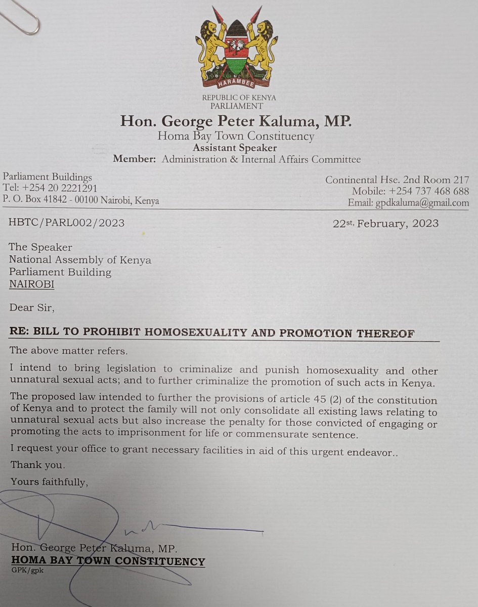 Hon. George Peter Kaluma (Commentaries) tweet media