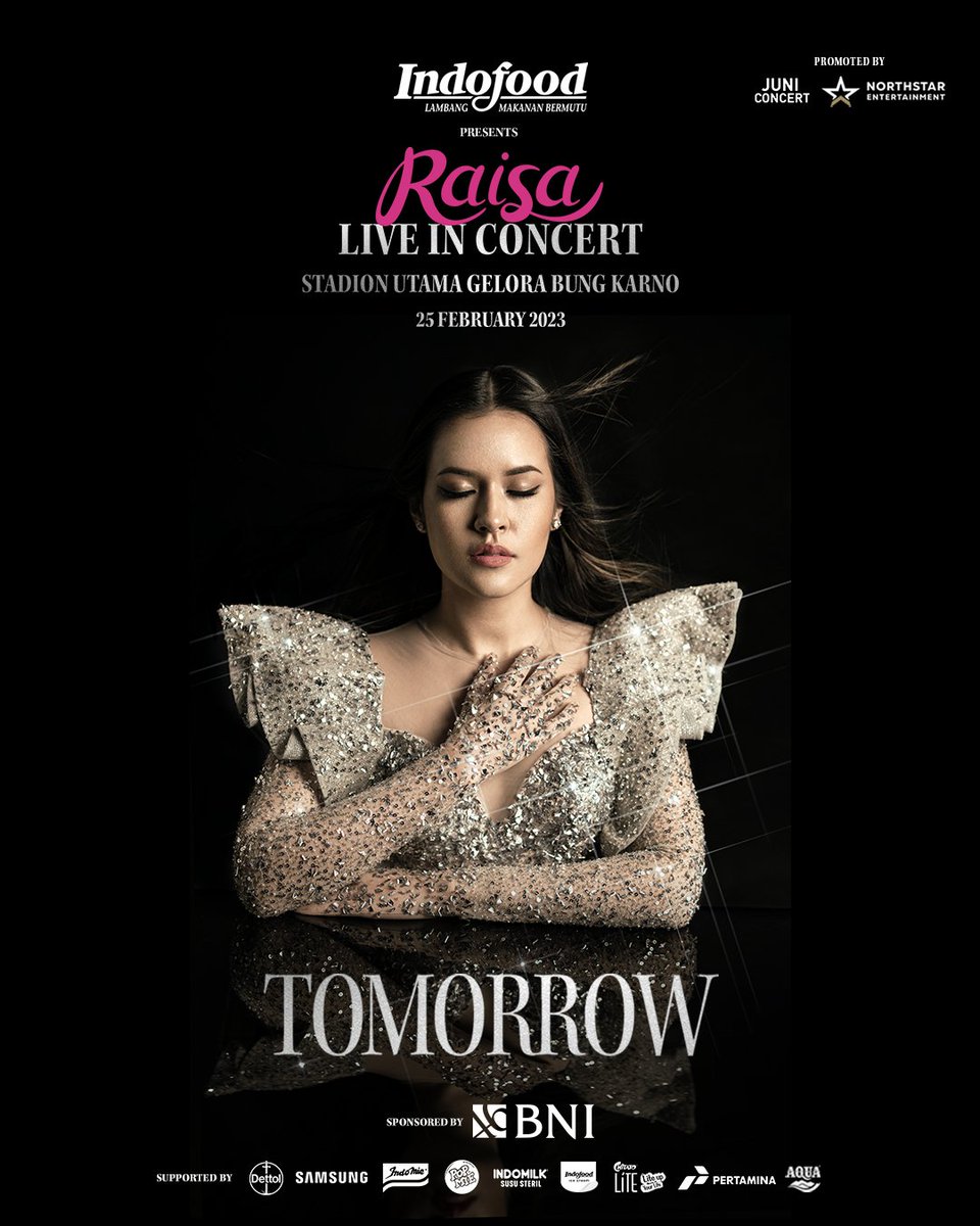 BESOK!!!! Udah gak tau lagi mau ngomong apaaa yg pasti besok kita akan menulis sejarah baru. Can't wait to see you soon 🥹❤️