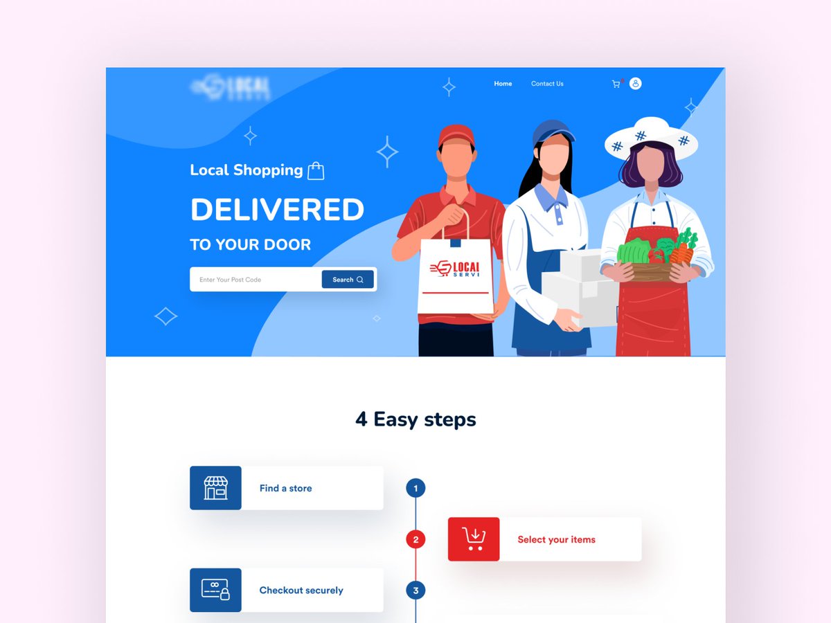 UI_UXTanim's tweet photo. Delivery Service Landing Page 

This landing page was designed for a UK-based delivery service company. 

Better view: https://t.co/pEphkzFjek

#Donaldtrump #delivery_service #cybertruck
#web_page #web_page_design #website_design #Professional_webpage https://t.co/DAoZ443nMS