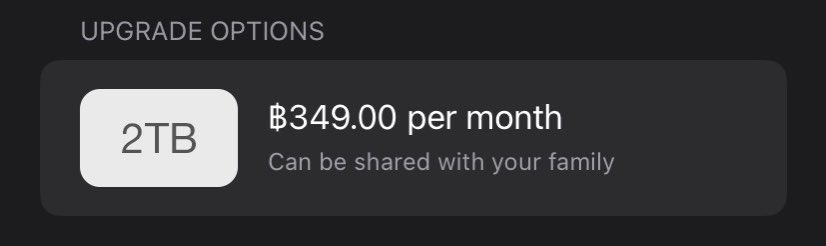 hateangerissue's tweet photo. ขาด 2 คนค่ะ คนละ 500Gb/ 89 bath อยู่ยาวๆเลย🙇🏻‍♀️🫶🏻#หารicloud https://t.co/mNV12Wl3aG