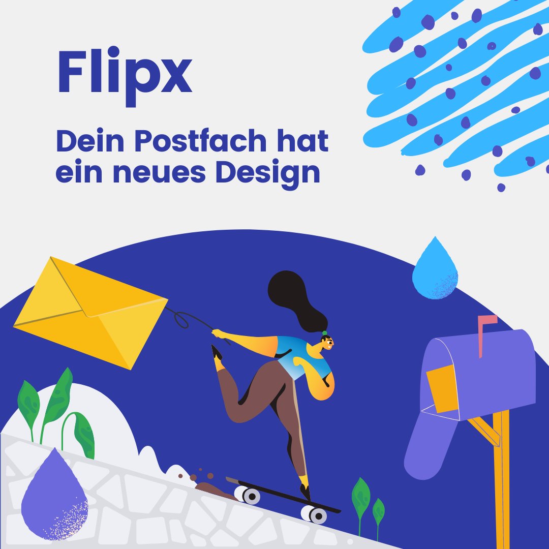linkspreed's tweet photo. Flipx bekommt ein neues Design! 🚀🎉 Unser E-Mail-Postfach sieht jetzt noch besser aus und ist einfacher zu bedienen. Probier's doch mal aus und lass uns wissen, was du denkst! 💬 #Flipx #E-Mail #NeuesDesign https://t.co/mnSTliXICQ