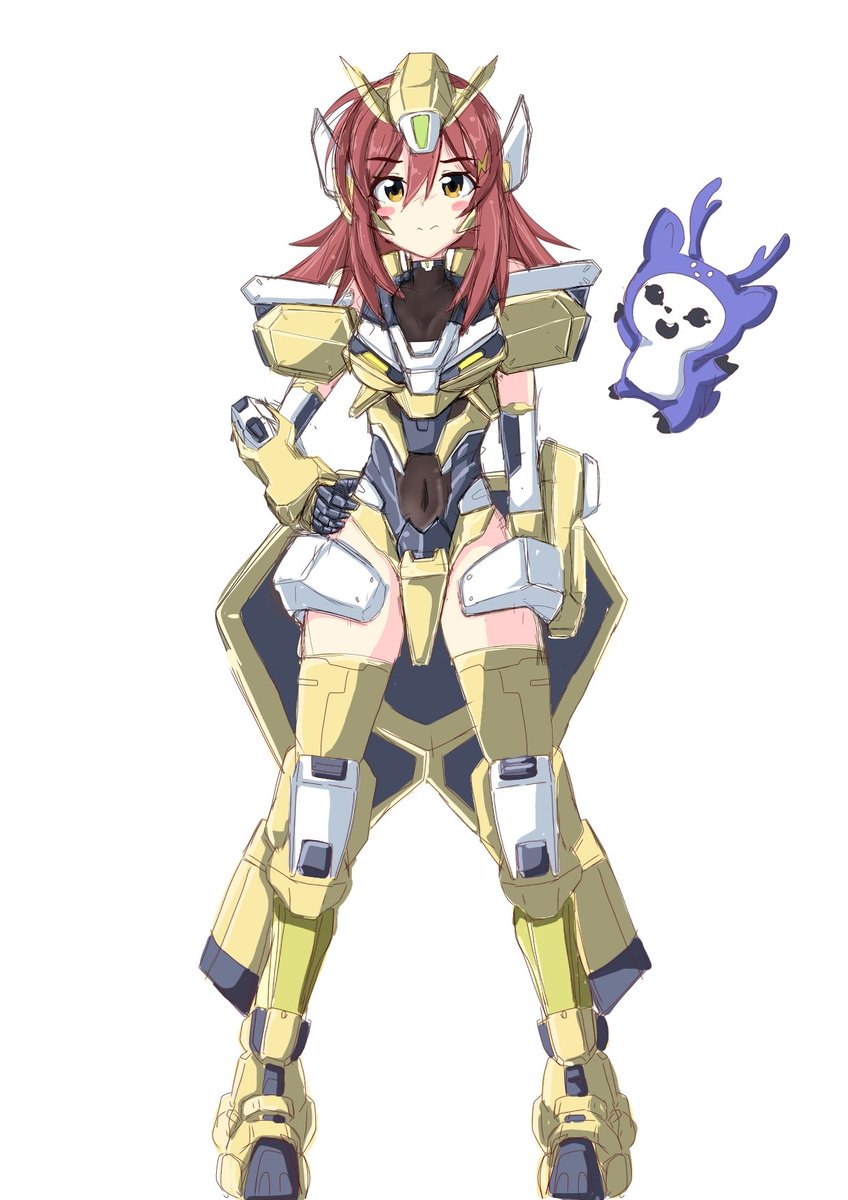 「表情差分も有るで(*`ω` *)#境界戦機 #紫々部シオン  」|遠音アズナのイラスト