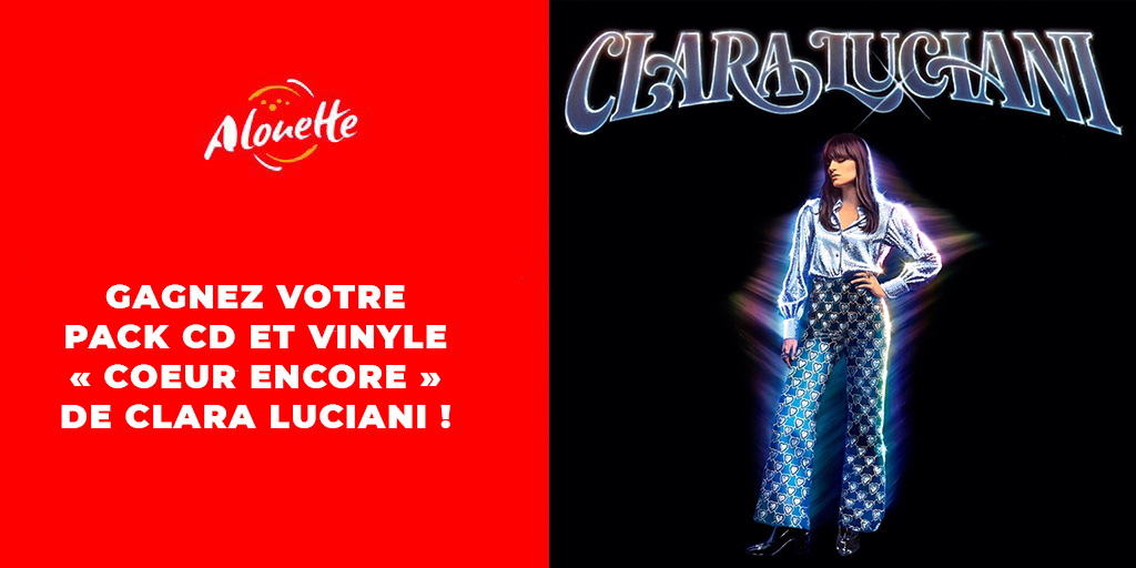 AlouetteRadio's tweet photo. 🎁 CONCOURS 🎁
Cette semaine, Alouette vous offre votre pack CD et vinyle de "Coeur Encore" de @claraluciani ! 🥳 🎶 Des mélodies qui font réchauffer le ❤️ !

Pour participer :
➡️ RT + Follow @AlouetteRadio
📆 Tirage au sort le 27 février

Bonne chance à tous ! 🍀 https://t.co/kXuyecpDZK