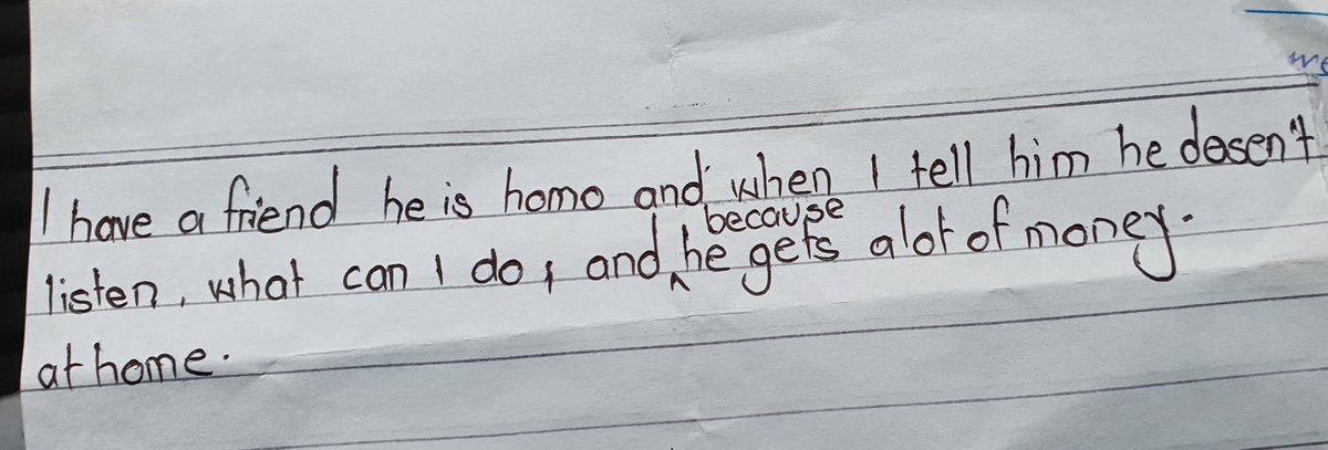 We are at WAR!

I was invited to speak to students on sexual health.

The discussion ended up being mostly about homosexuality and LGBTQI..

Many say they are being paid to join.

Their questions and comments show a worrying situation.
Here are just some of the many.👇🏾