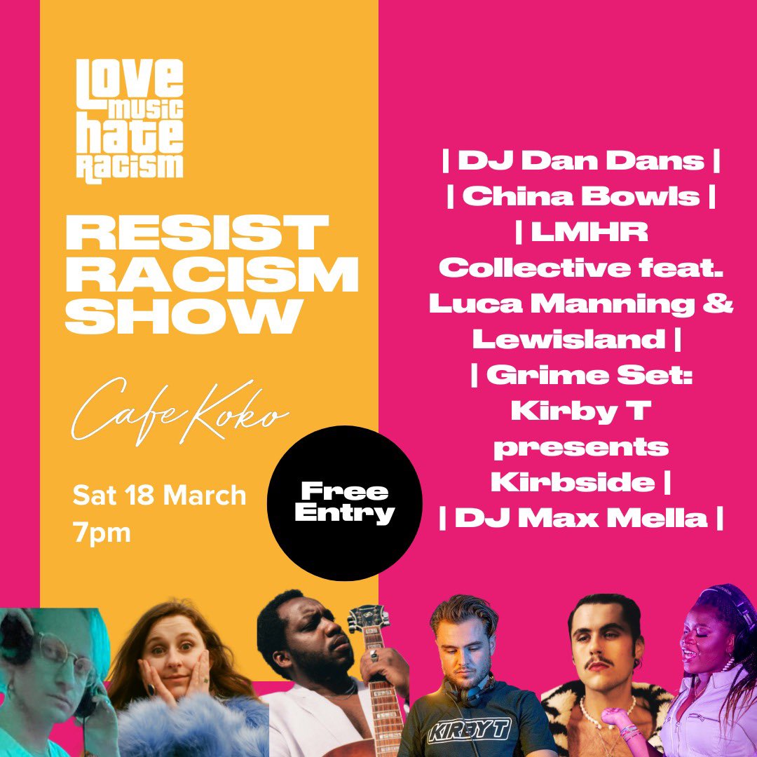 We are returning to Cafe Koko for our annual UN Anti Racism Day celebration.  

Entry is free, so secure your ticket here - seetickets.com/event/cafe-kok…