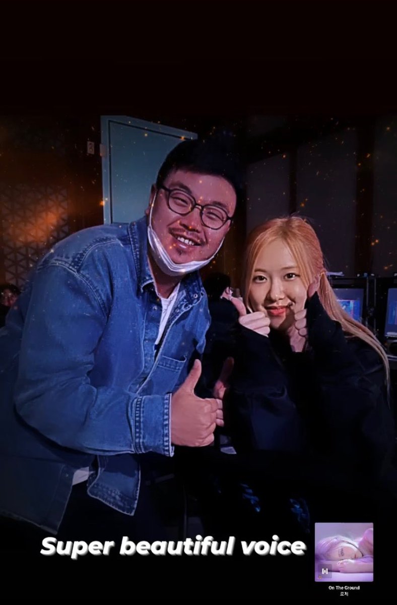 c. on Twitter "RT jiyongrosie omg a movie producer? with rosé, OST