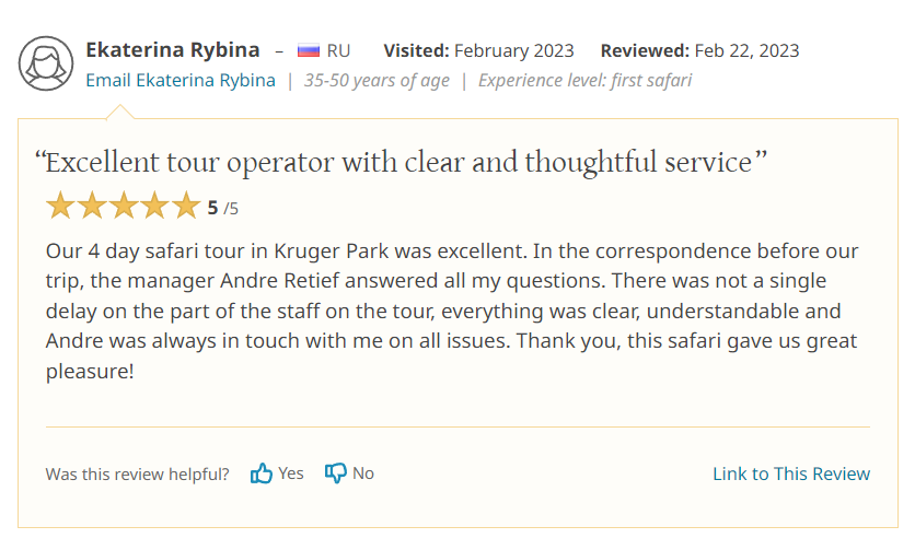 New Review - 5⭐️ 
Click the link to see more of our reviews - safaribookings.com/oprvw80951