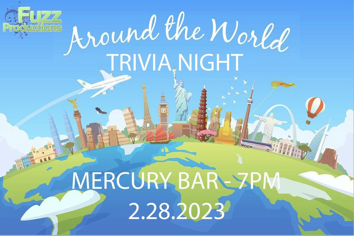 FuzzyTrivia's tweet photo. Join us this Tuesday! @MercuryBarNYC #fuzzytrivia #trivia #nyc #nyctrivia #hellskitchen #triviatuesday https://t.co/wyQd554GcB
