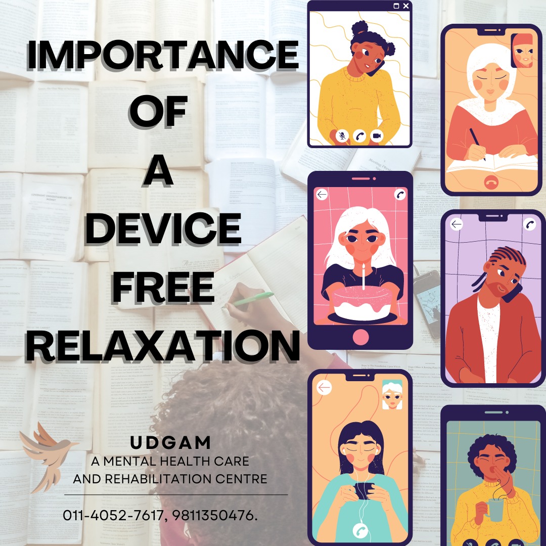 Udgam_clinic's tweet photo. Importance of a Device-Free Relaxation!
Relaxation is important. How we relax during our breaks is also an important aspect of how much mental energy we can store to study in the next session. web: https://t.co/M6o9onmkvW
#device #idevices #communicationdevice #nodevices #udgam https://t.co/C8Cu6S4XUu
