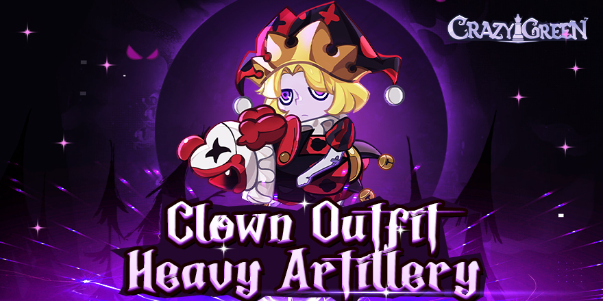 CrazyGreenGame's tweet photo. 【Outfit Introduction】
Clown Outfit

✔️ Weapon Type: Cannon

➕ Clown Cannon: ATK+210, Weapon Skill DAM+2%
➕ Clown Hat: HP Cap+2100, Skill Crit DAM+10%
➕ Clown Costume: DEF+160, HP Regen+200
#CrazyGreen #IdleGame
https://t.co/oV2csUhb05 https://t.co/PNkvOXOEnf