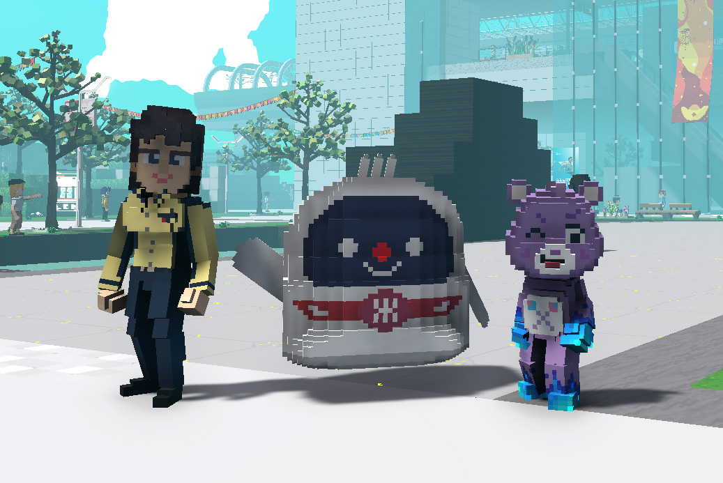 ViviMiniM's tweet photo. @TheSandboxGame I found the Delivery Robot in Next Station: Metaverse! 🚉 #LunarNewYearTSB https://t.co/F6ewnDURQl