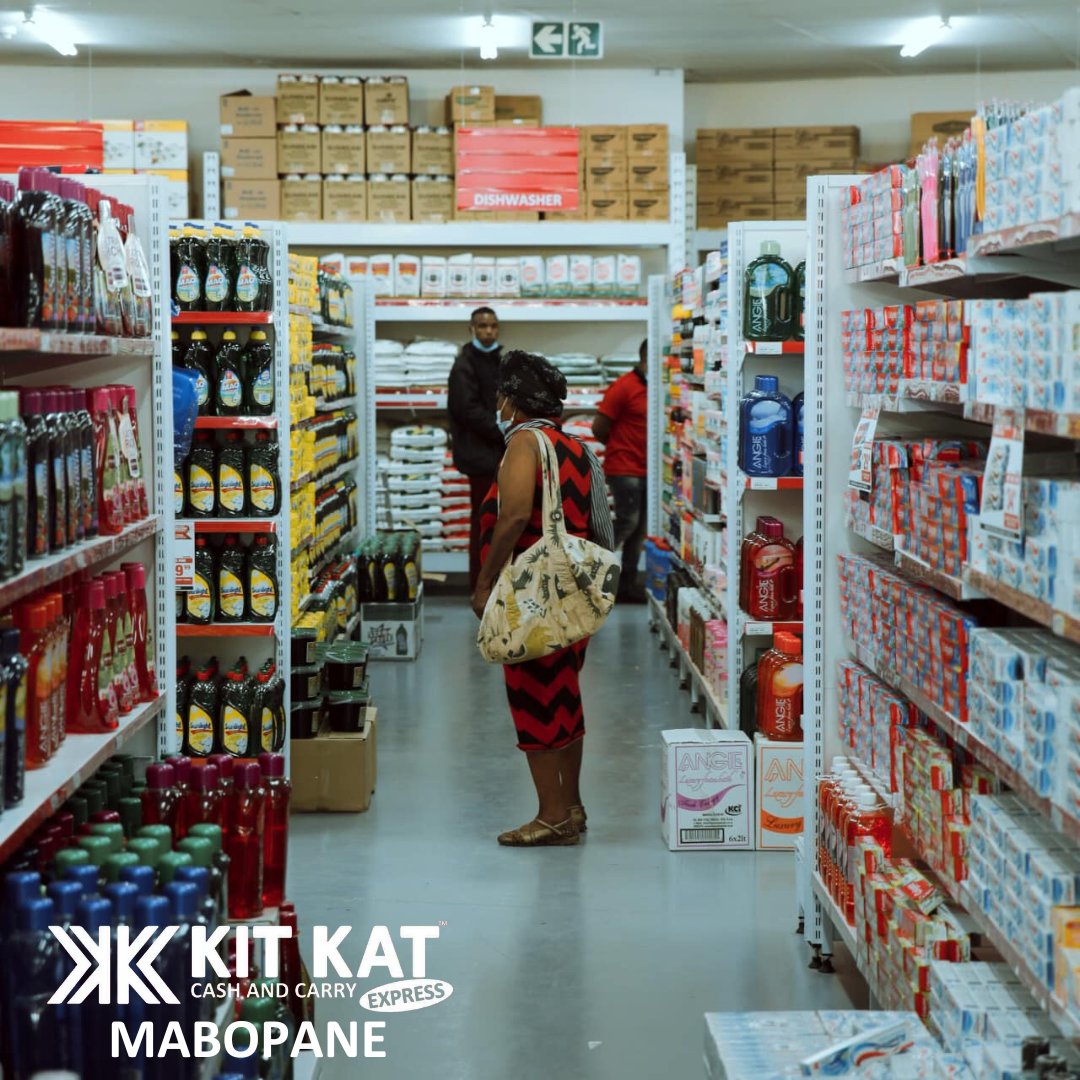 HOLA Kit Kat Express Mabopane, the day has arrived! Get down to the relaunch and get your hands on these great deals! We're giving the first 500 customers a free hamper! 🎉