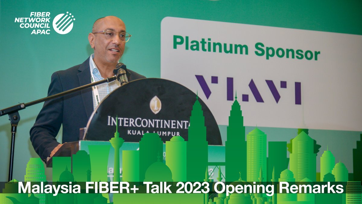 ftthcouncilapac's tweet photo. #Malaysia #FIBER+Talk 2023 Opening Remarks by Frank Jaffer, Membership Committee Chair, Fiber Network Council APAC

👉🏼 https://t.co/Z3EUSqJ1GY

#fibernetworkap https://t.co/BrehnuFNfL