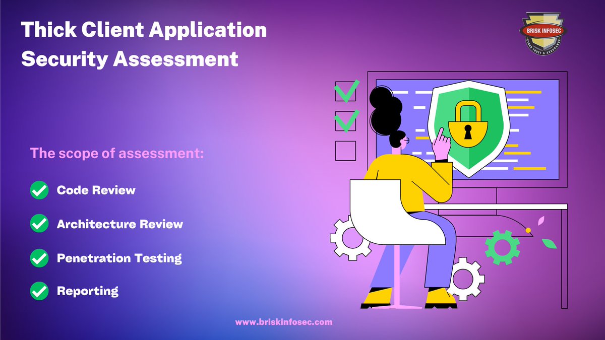 briskinfosec's tweet image. #ThickClient applications often process and store sensitive data, making them a prime target for #cybercriminals. 
A comprehensive #securityassessment can #help you strengthen your #application&apos;s defenses and safeguard your critical #data. briskinfosec.com/services/thick…
#SecurityAudit