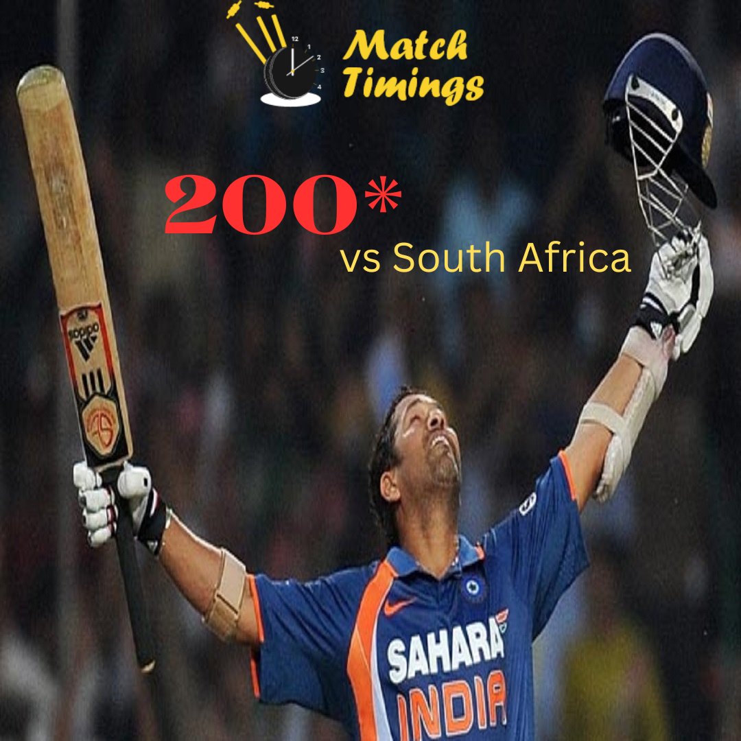 matchtimings's tweet photo. #OnThisDay #SachinTendulkar #200 https://t.co/wawkThAn7l