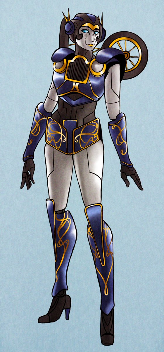 birdytheartist's tweet photo. More of my Cybertronian Victoria! #Transformers #clockworkwebtoon https://t.co/000yyWLyBi
