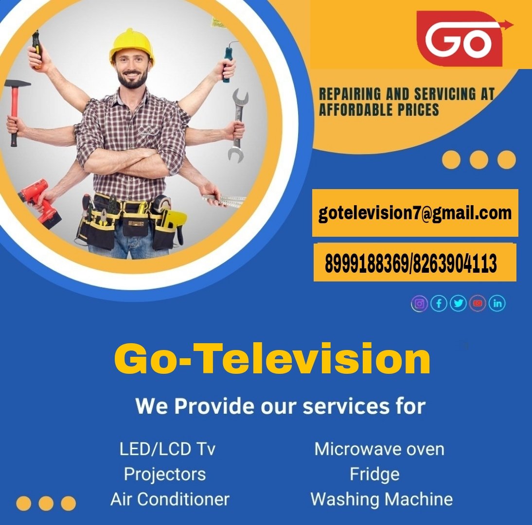 gotelevision7's tweet image. Home Appliances Repairing Service in Pune Pimpri Chinchwad #ProjectorRepair #TVRepair