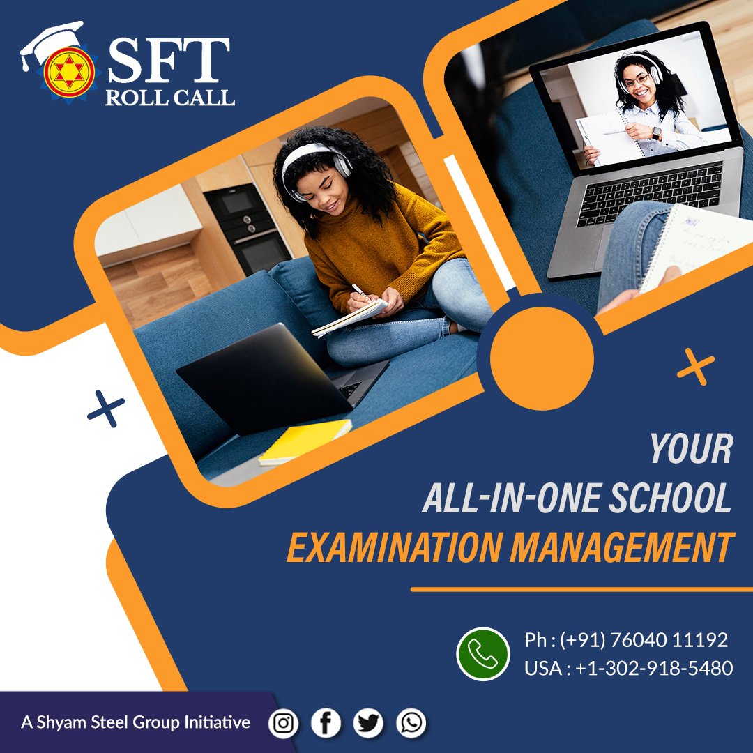 shyamfuturetech's tweet image. Experience the best school online examination management software at your disposal. Highly responsive, secure, and easy to use. 

Visit - sftrollcall.com to get seamless online examination management software. 

#onlineexam #onlineexamination #onlineexaminationsoftware