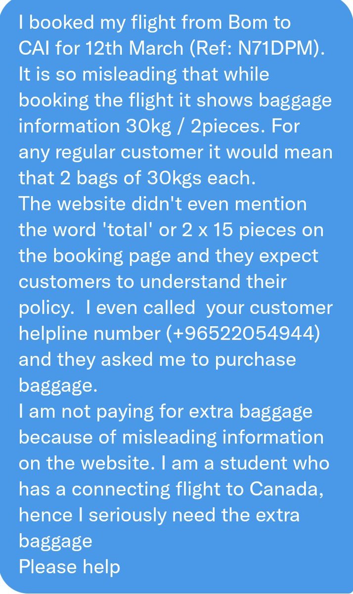 Sjamnagar786's tweet photo. @JazeeraAirways Please help https://t.co/s6dOgBkjYW