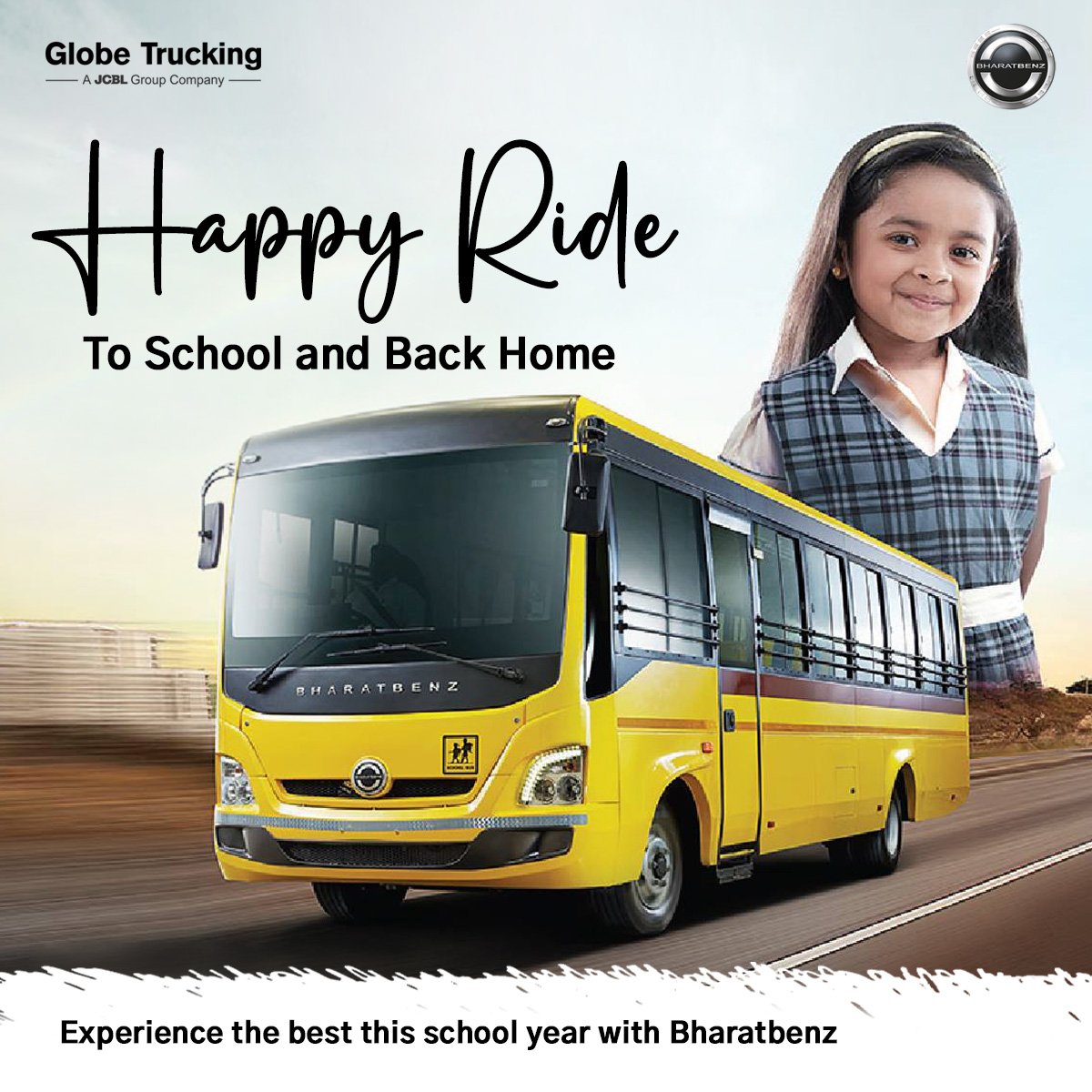 GlobeTrucking's tweet photo. The BharatBenz  School bus, ready for safer, comfortable and joyful back-to-school adventures.
To know more contact Globe Trucking Punjab: 8725012070

#BharatBenzSchoolbus #BestSafety #BharatBenz #SchoolBus #GlobeTrucking https://t.co/MC9fV94m1O