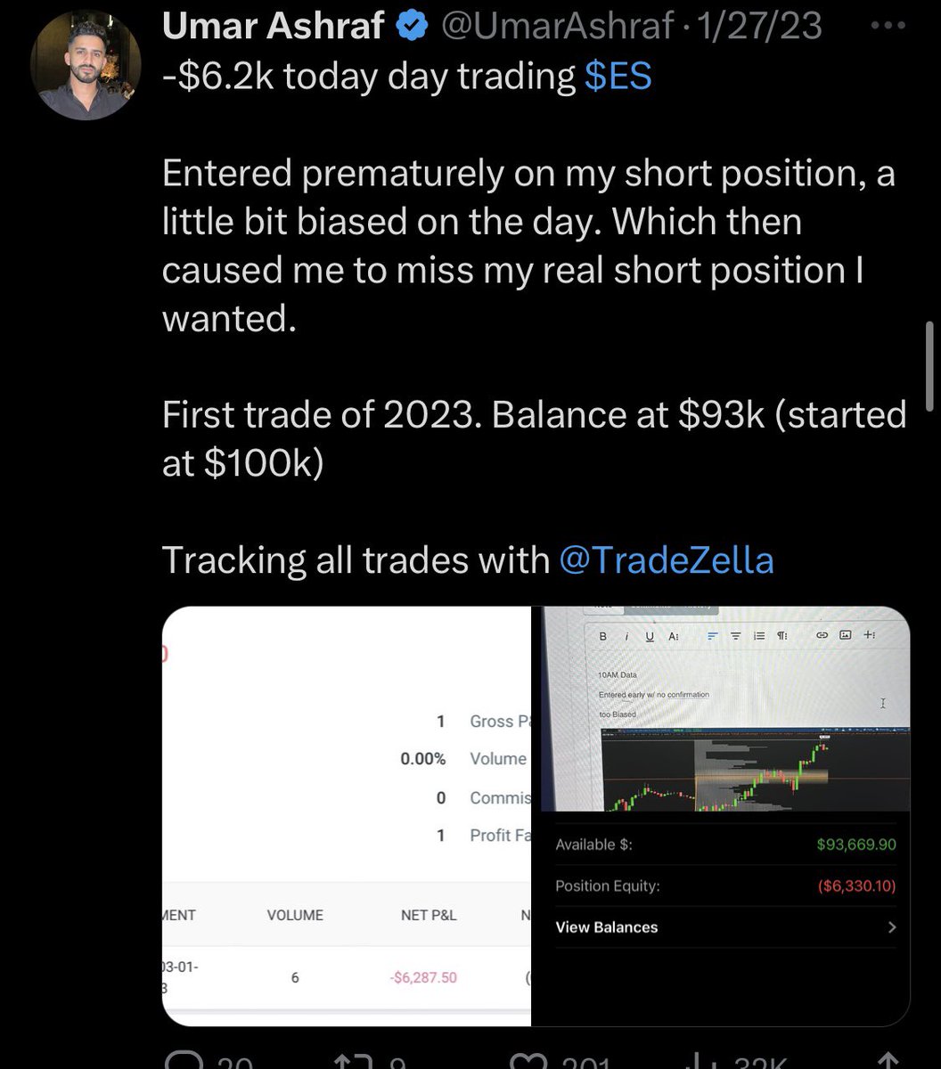 legendszzz's tweet photo. @Guruleaks1 

Have you noticed ever since I pointed out that @TradeZella founder Umar Ashraf didn’t have cents in his PnL and then he replied that options don’t have cents. Now most of his PnL has cents! https://t.co/kKMnOqgmdN