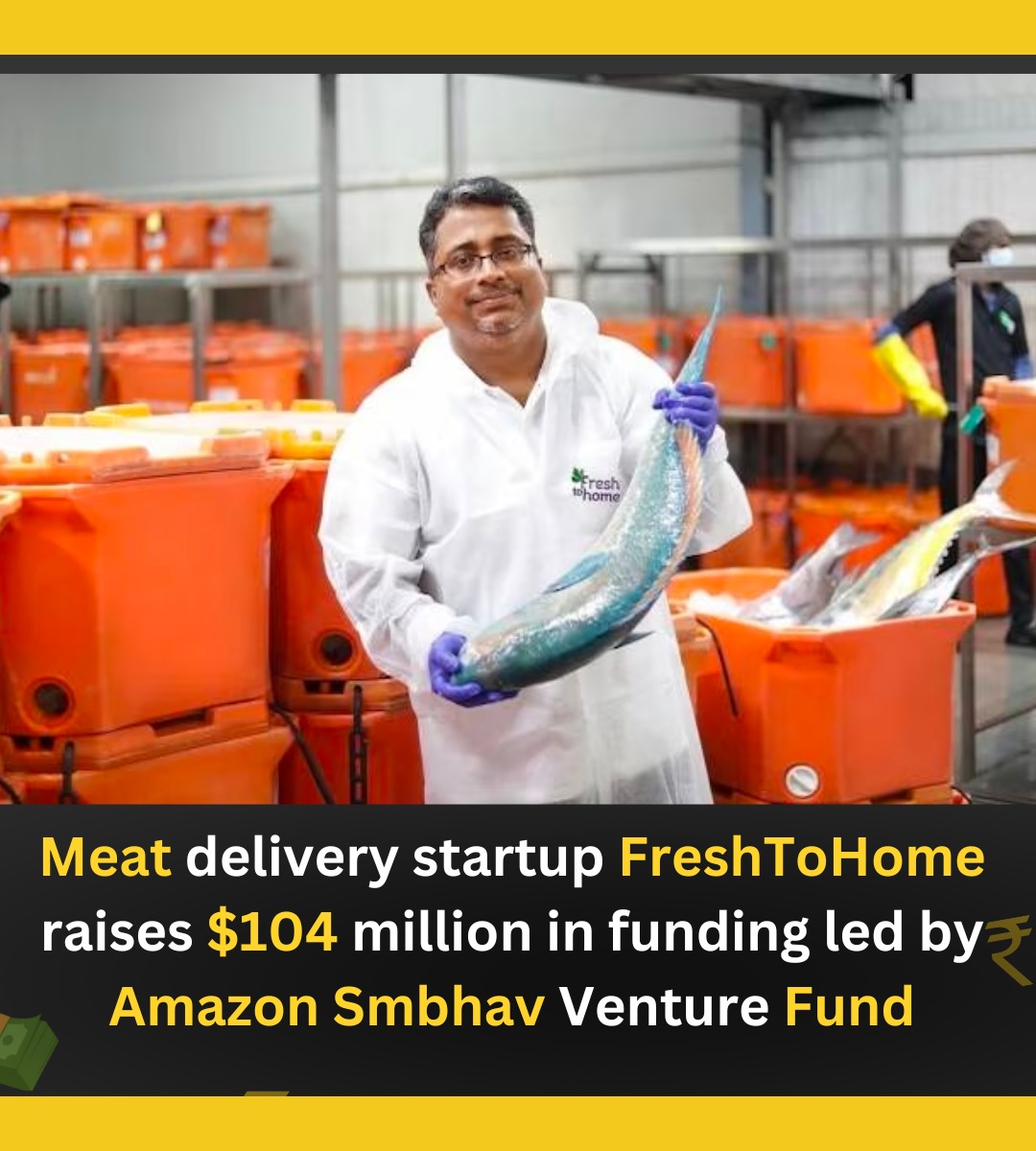 market__digits's tweet photo. Meat delivery startup FreshToHome raises $104 million in funding led by Amazon Smbhav Venture Fund.

📲@marketdigits for more content.

#meatdelivery #startup #startups #newstartups #indiastartups #deliverystartup #freshtohome #funding #amazon #amazons #smbhav #smbhavfunds https://t.co/38Q9AJmnhh